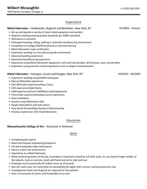 metal fabricator resume objective|steel fabricator resume objective.